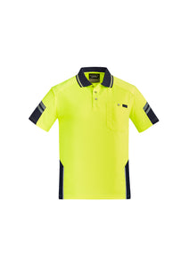 Mens Reinforced Hi Vis Squad S/S Polo