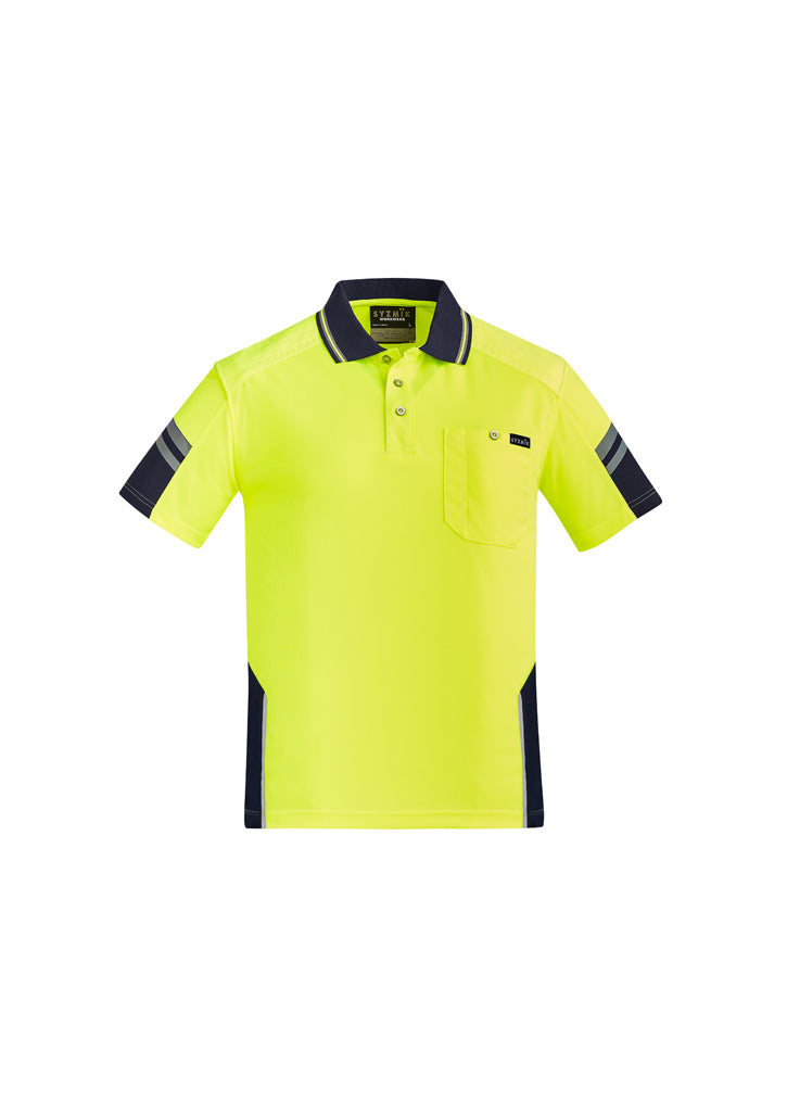 Mens Reinforced Hi Vis Squad S/S Polo