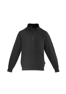 Mens 1/4 Zip Brushed Fleece