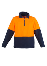 Load image into Gallery viewer, Unisex Hi Vis Half Zip Fleece Jumper
