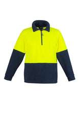 Load image into Gallery viewer, Unisex Hi Vis Half Zip Fleece Jumper
