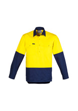Load image into Gallery viewer, Mens Hi Vis Closed Front L/S Shirt
