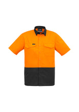 Load image into Gallery viewer, Mens Rugged Cooling Hi Vis Spliced S/S Shirt
