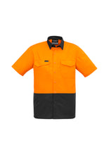 Load image into Gallery viewer, Mens Rugged Cooling Hi Vis Spliced S/S Shirt
