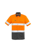 Load image into Gallery viewer, Mens Rugged Cooling Taped Hi Vis Spliced S/S Shirt
