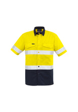 Load image into Gallery viewer, Mens Rugged Cooling Taped Hi Vis Spliced S/S Shirt
