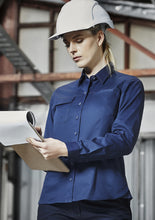 Load image into Gallery viewer, Womens Lightweight Tradie L/S Shirt
